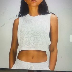 Lululemon All Yours Crop Tank Top Veil